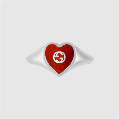 gucci g cutout ring|gucci heart ring for sale.